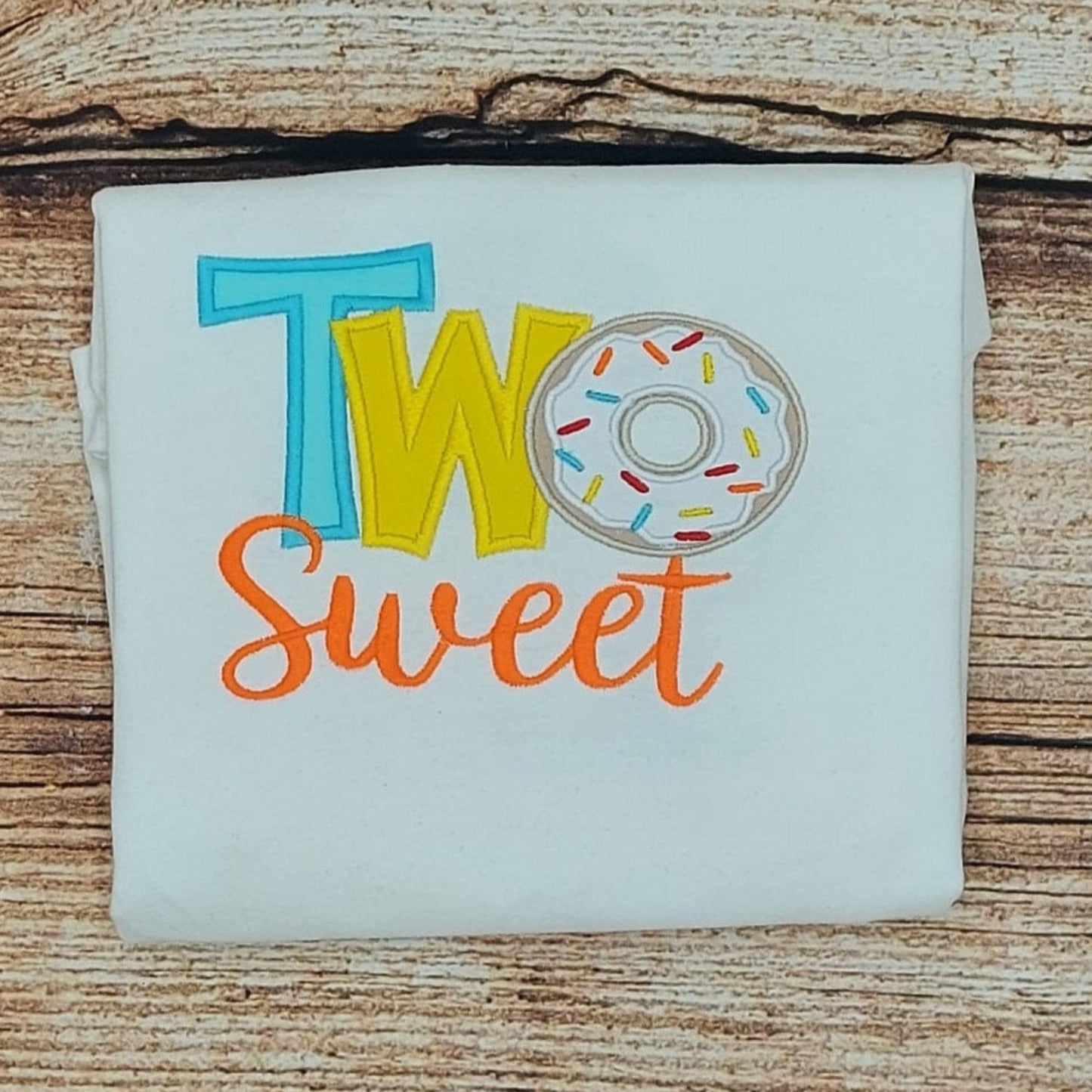 two year old birthday shirt, 2yr old birthday tshirt, childrens embroidered birthday top, kids birthday tee, two sweet birthday shirt,