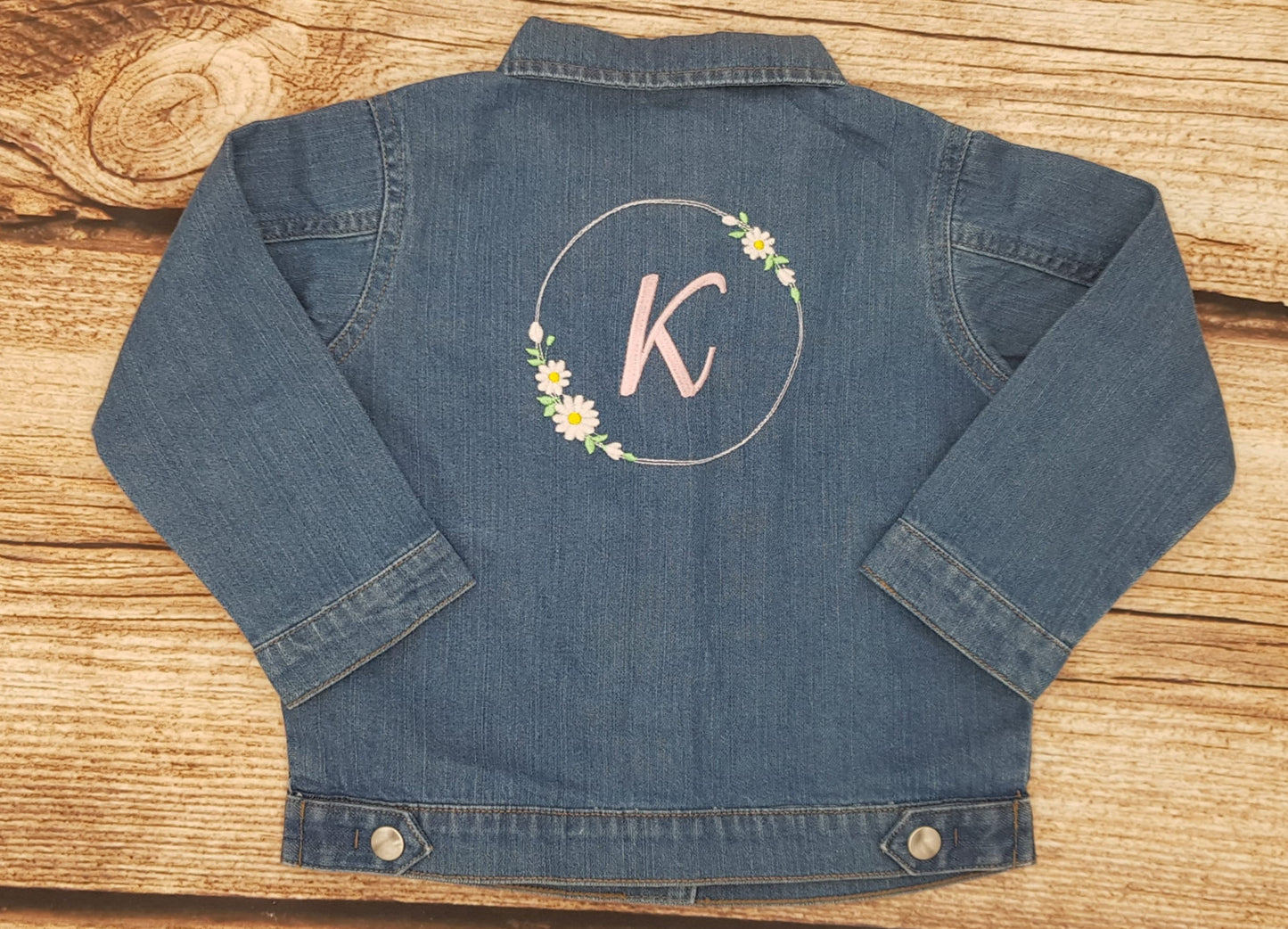 Childrens personalised denim jacket, Childs embroidered denim jacket, kids light weight denim jacket, baby jacket, personalised clothing