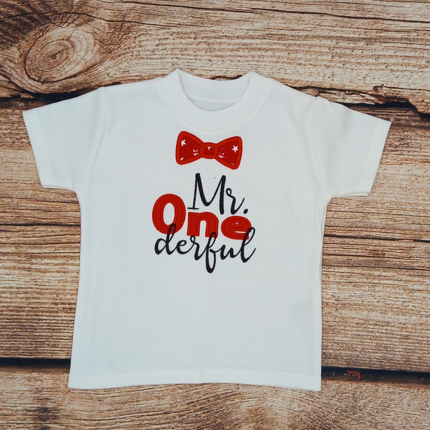Childs first birthday tshirt, mr onederful tee, kids embroidered birthday top, boys 1st birthday shirt, babys first birthday outfit