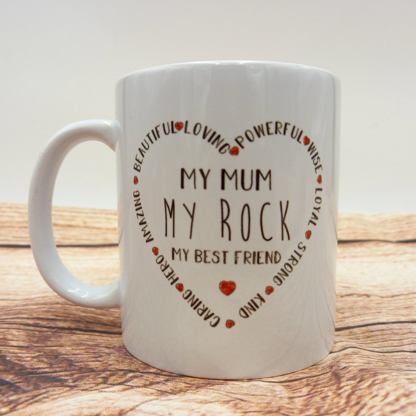 Mum affirmations mug, mothers day gift, mummy cup, drinkware, gift for mum, heart mug