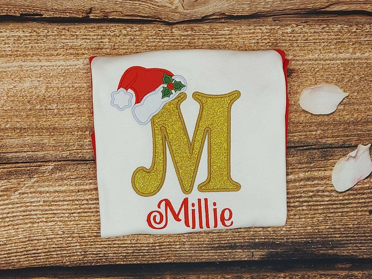 Personalised christmas pyjamas for kids, childrens xmas pjs, Childs embroidered sleepwear, loungewear, festive sleepwear, nightwear.