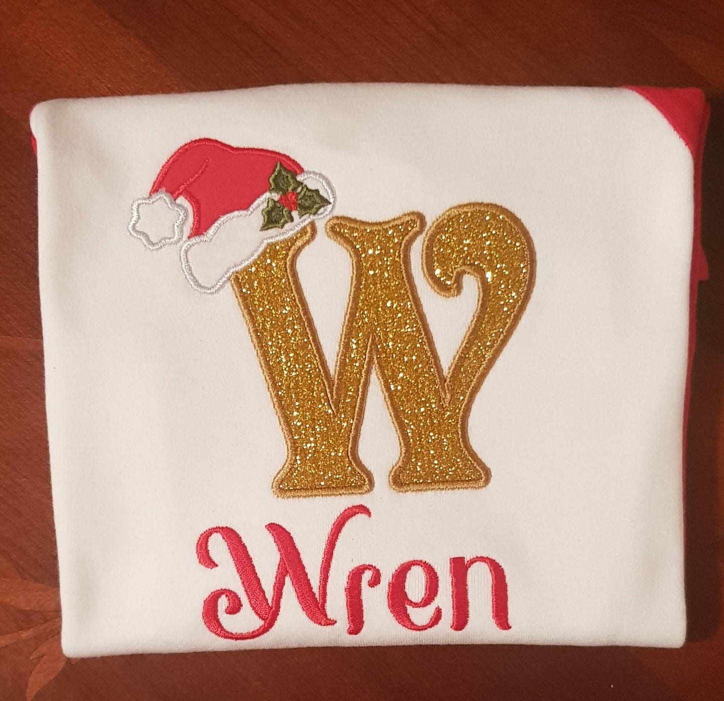 Personalised christmas pyjamas for kids, childrens xmas pjs, Childs embroidered sleepwear, loungewear, festive sleepwear, nightwear.