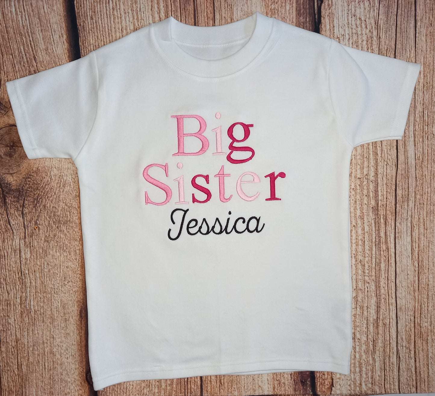 Big sister tshirt, Little brother body suit, Matching sibling outfits, embroidered clothes, Baby wear, brother shirt, Little sister vest