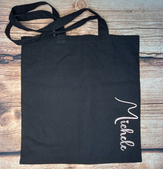 Personalised tote bag, reusable shopping bag, personalised gift bag, canvas bag, casual bag, bridesmaid gift