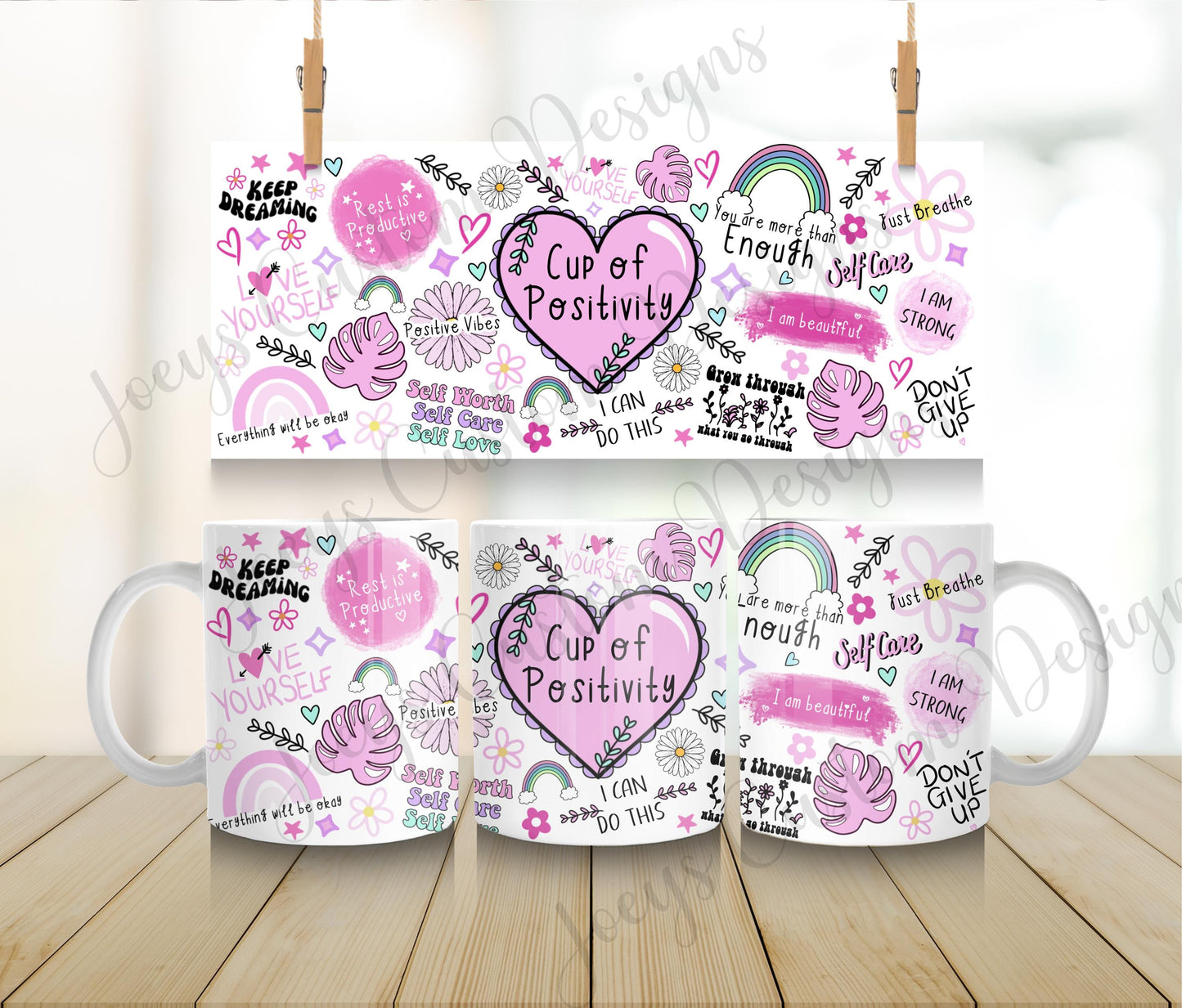 Positive affirmations mug, Cup of positivity, 11 oz drinkware, Gifts for her, kitchenware, ceramic drinking cup, Plastic cup