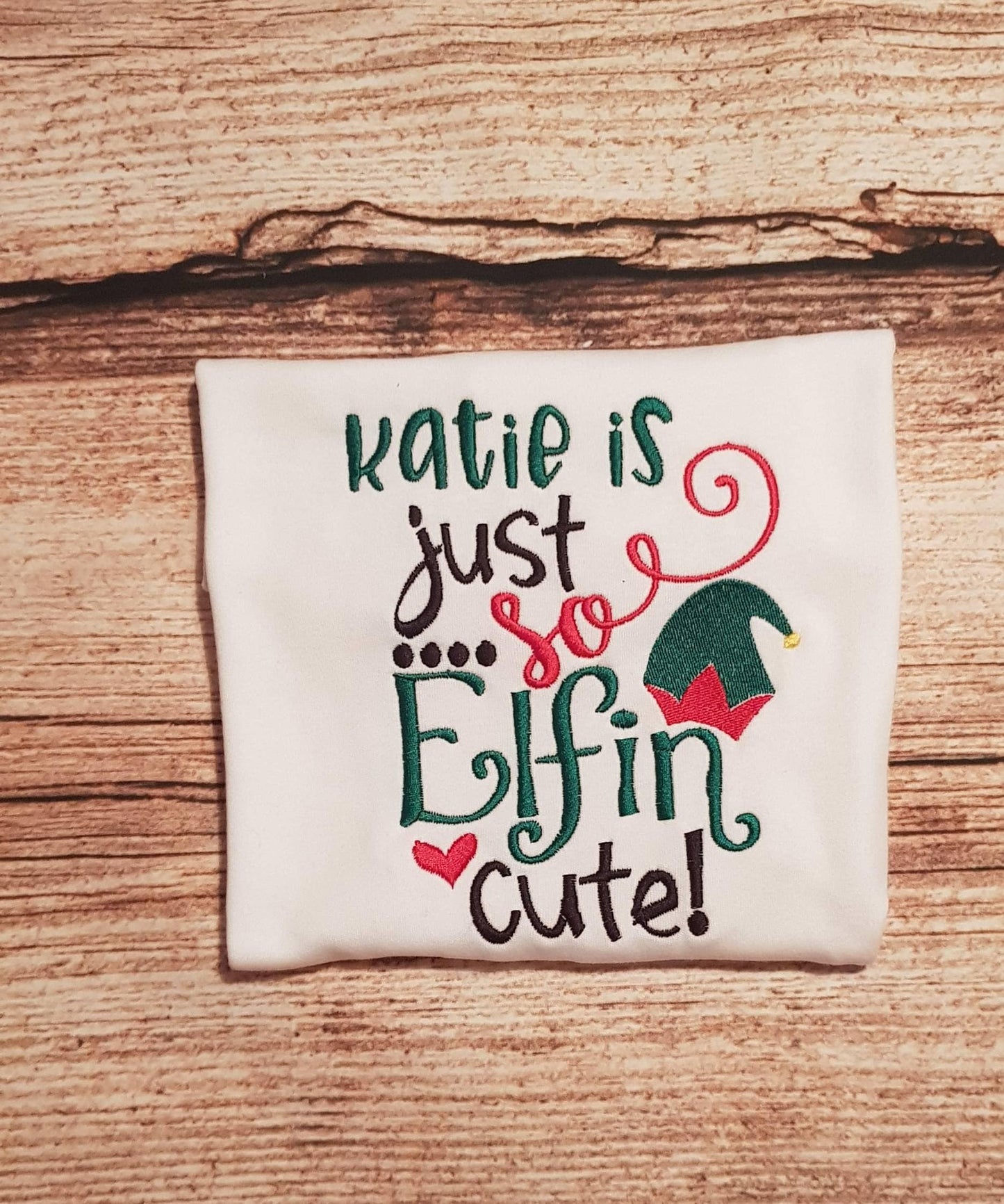 Children's personalised Christmas tshirt, Child's embroidered celebration top, kids personalised gift, Child's xmas shirt