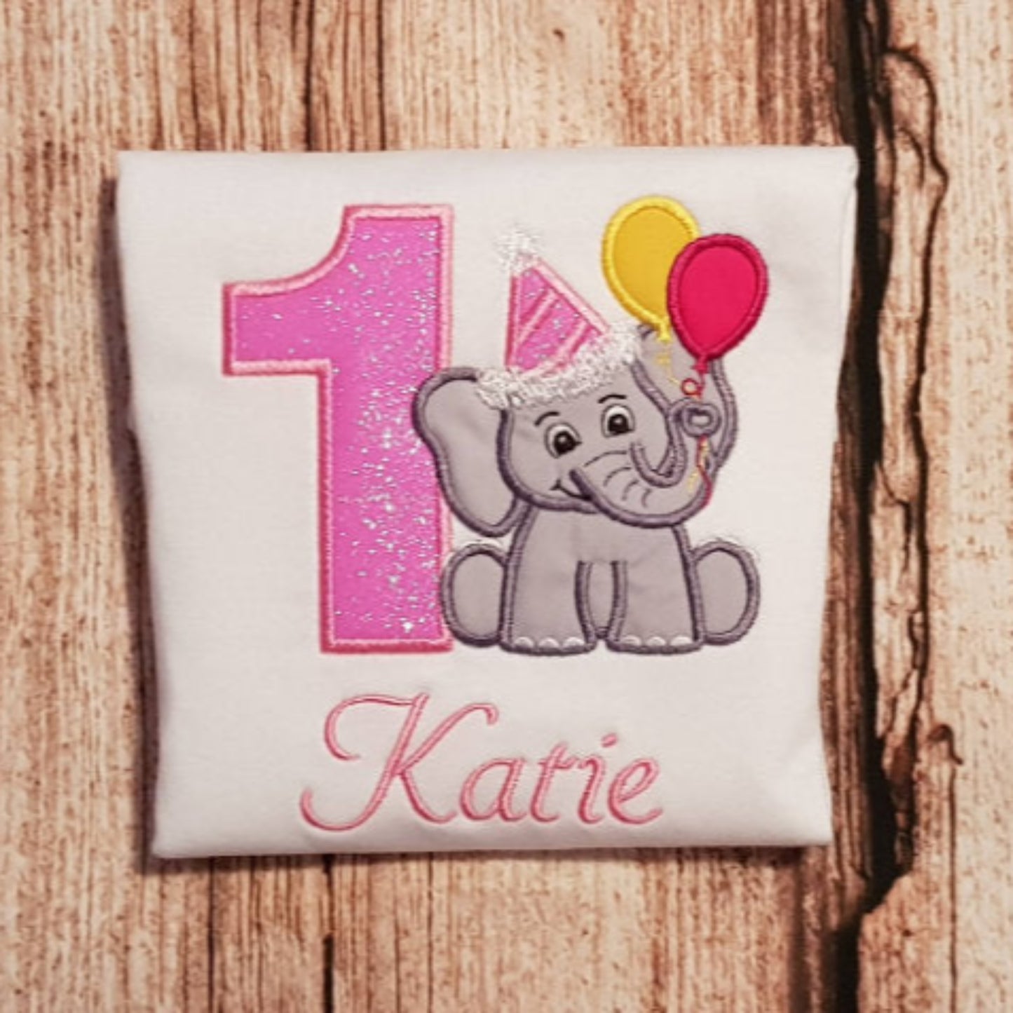 Personalised birthday pyjamas, elephant pjs