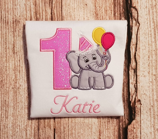 Personalised birthday pyjamas, elephant pjs