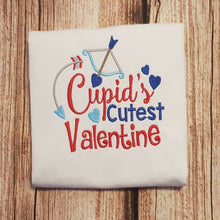 Load image into Gallery viewer, Children&#39;s valentines t-shirt, cupids cutest valentine top
