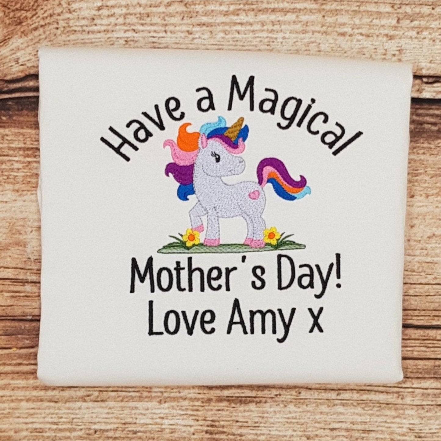 Children's mothers day tshirt. Childs unicorn mothers day tee, Kids personalised tshirt, personalised mothers day gift, mothers day clothes