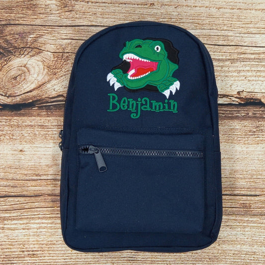 Childrens personalised backpack, Kids dinosaur back pack, Childs dino bag, personalised gift, nappy bag, school/nursery bag, changing bag