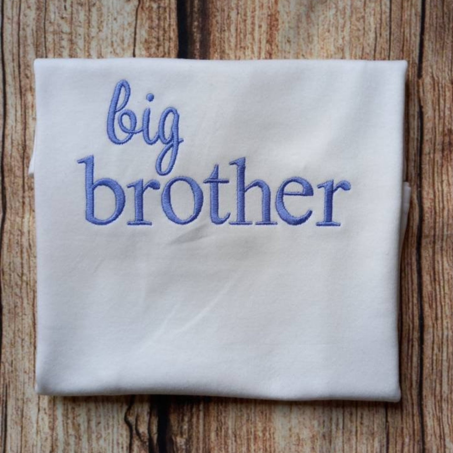 Big brother embroidered tshirt, big bro shirt, birth announcement top, Sibling clothing, kids big brother tee